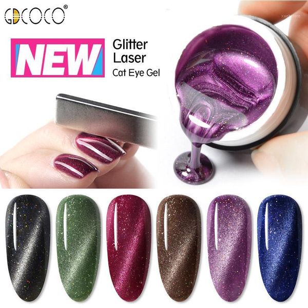 

5ml laser glitter galaxy cat eye nail gel polish arrival bright megnetic long lasting varnish uv led lacquer1, Red;pink