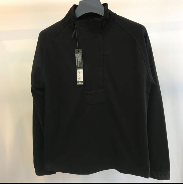 

2021 expensive hoodie stone half zipper men's compass, Black
