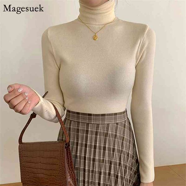 

autumn winter long sleeve women sweater black turtleneck knitted pullover s s jumper 11325 210512, White;black