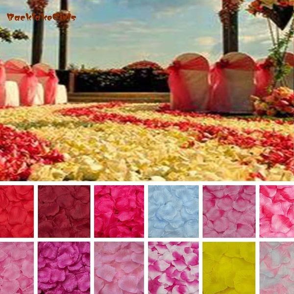 

other accessories bgw 21917ht 1000pcs faux silk rose petals flower mixed artificial girl wedding confetti party event decorations 2021, White