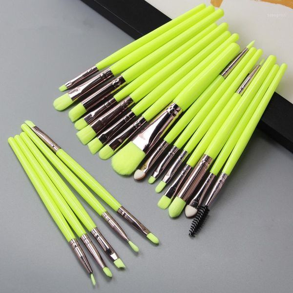 

20pcs eye makeup brushes set professional shadow concealer eyebrow eyelash liners blending make up brushes1