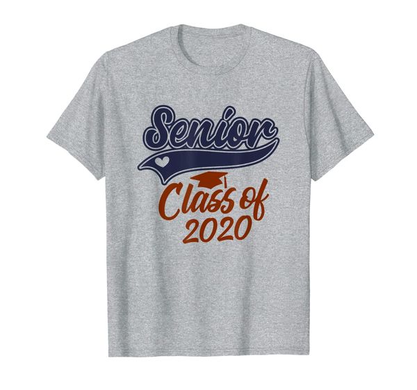 

upperclassman senior in graduating class of 2020 apparel t-shirt, White;black