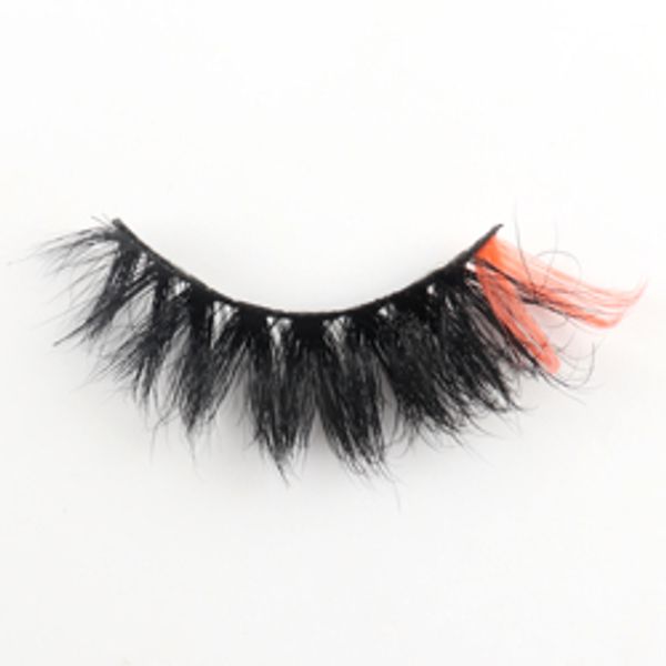

wholesale fluffy lashes false eyelashes 3d vendor 25mm long dramatic colour eyelash