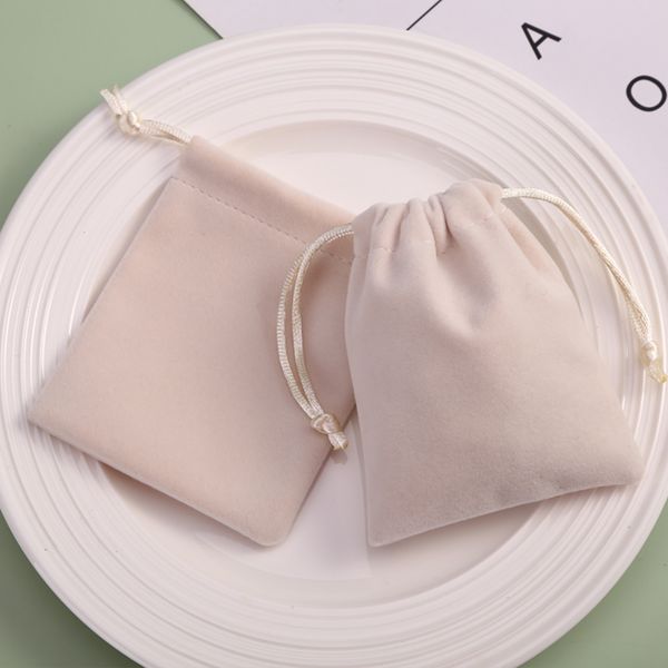 

50pcs 7x9cm pink jewelry packaging bag velvet drawstring pouch bag wedding favor holder, Pink;blue