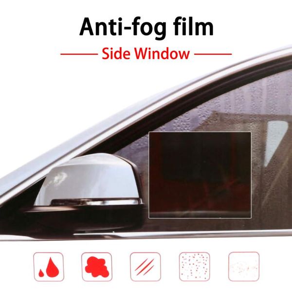 

car cleaning tools 2pcs rear mirror protective film anti fog window clear rainproof view soft anti-glare