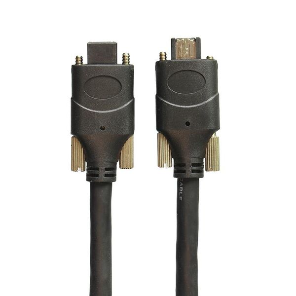 

1m firewire 800 9pin line ieee-1394 b to fixed screw holes lines for interface industrial connection cable computer cables & connectors