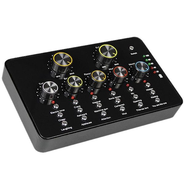 

separate sound card mobile phone computer karaoke anchor live broadcast device supports headset cards