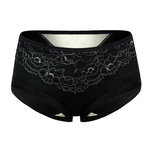 

women's panties 1 pcs for woman underwear lace breathable soft lingerie female briefs panty health underpants -xxl, Black;pink