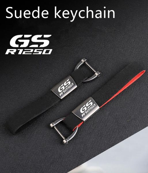 

keychains fashion suede motorcycle keychain key ring for adv hp r1250gs r1250 adventure gs lc accessoriesaccessories, Silver