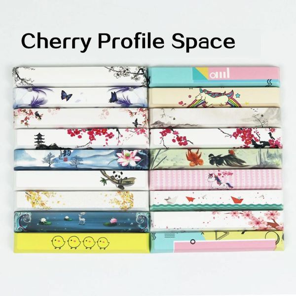 

keyboards pbt five sides dye-subbed spacebar 6.25u cherry profile for mechanical keyboard