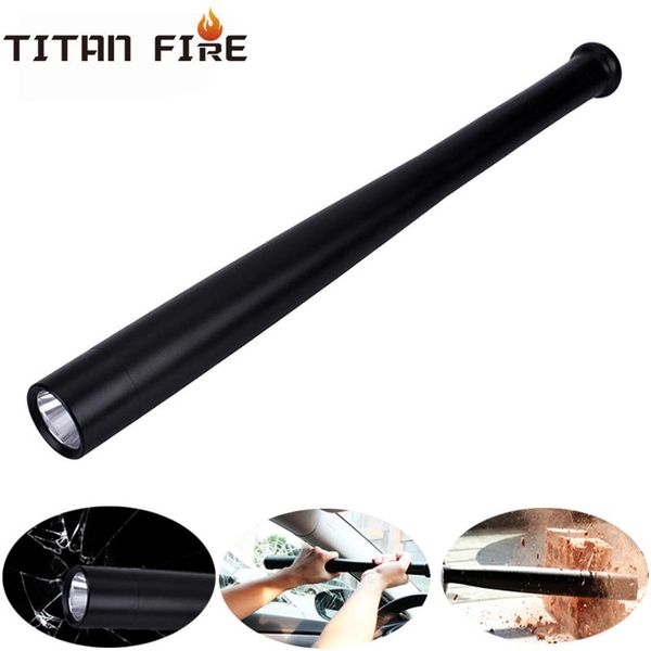 

baseball bat led stick torch for ourdoor camping emergency self safe defense protection drop flashlights torches