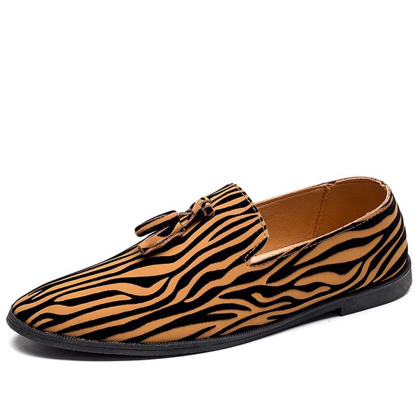 Homem nova moda vaca split calçado casual hombre confortável estilo simples couro loafer mocassins macho lazer macio condução sapato