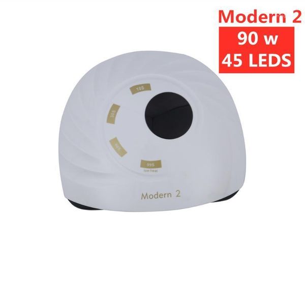 

modern 2 90w uv led lamp nail dryer machine with 45leds for all gels polish quick1
