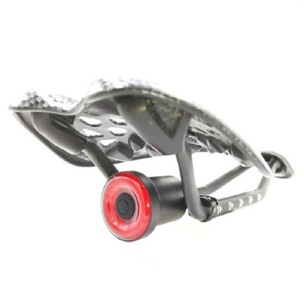 

night riding bicycle seat post light usb charging tail ring bike lights