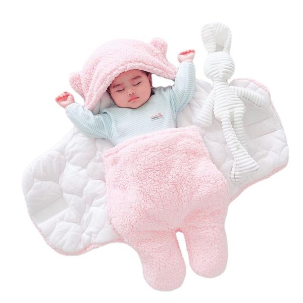 

blankets & swaddling born baby rompers autumn kids infant jumpsuit for boys girls sleeping bag winter warm clothing 3 6 9 months