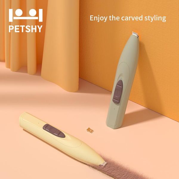 

petshy pet hair grooming clipper rechargeable kit adjustable multi-functional dog feet shaver