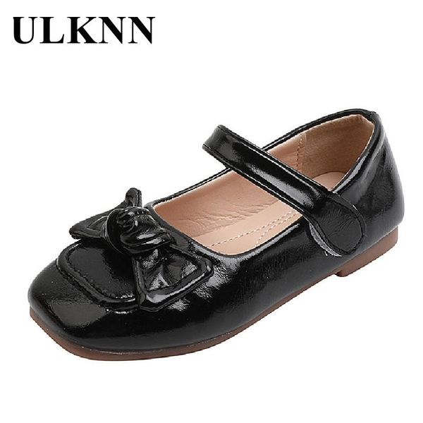 

flat shoes children school baby girl fashion princess sandals autumn of kids flats casual slip party wedding mary jane non-slip, Black;grey