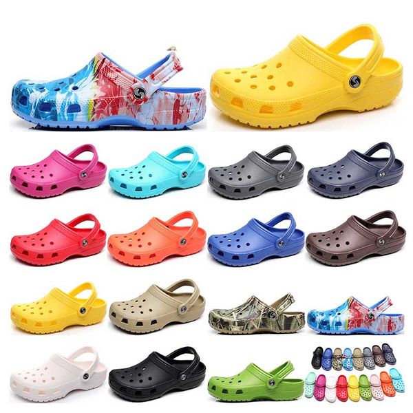 

166 hotsale fashion Sandals Slip On Casual Beach Waterproof Shoes men Classic Nursing Clogs Hospital Women Slippers Work Medical, 13 36-47