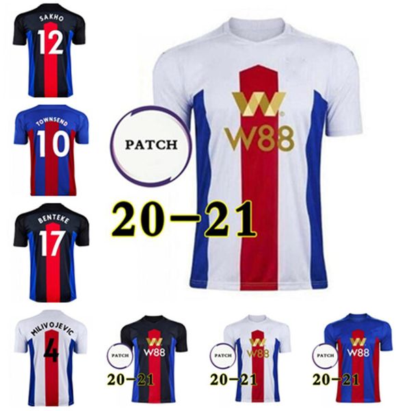 

soccer jersey20/21alace 11 wilfried jersey 2021 14 luka milivojevic 18 james mcarthur 3 patrick van footballshirt high quality, Black;yellow