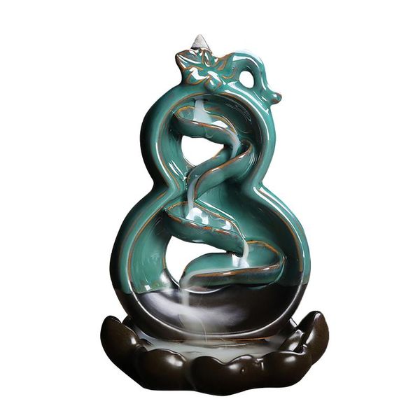 

fragrance lamps lotus pedestal creative home decor reflow stick incense burner ceramic censer decoration use in teahouse