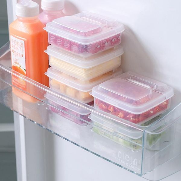 

storage bottles & jars 2pcs butter cheese box portable fresh-keeping refrigerator fruit vegetable organizer kitchen containers