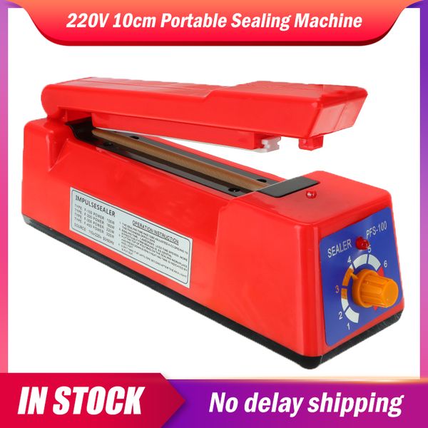 

220v 10cm portable sealing machine food vacuum packing machine plastic bag automatic electric heat manua sealer kitchen tool