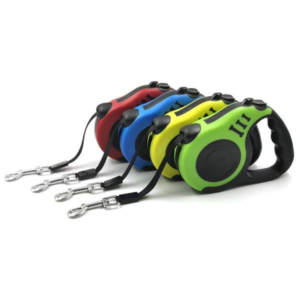 

3m 5m durable leash automatic retractable nylon cat lead extension puppy walking running roulette for dogs dog collars & leashes
