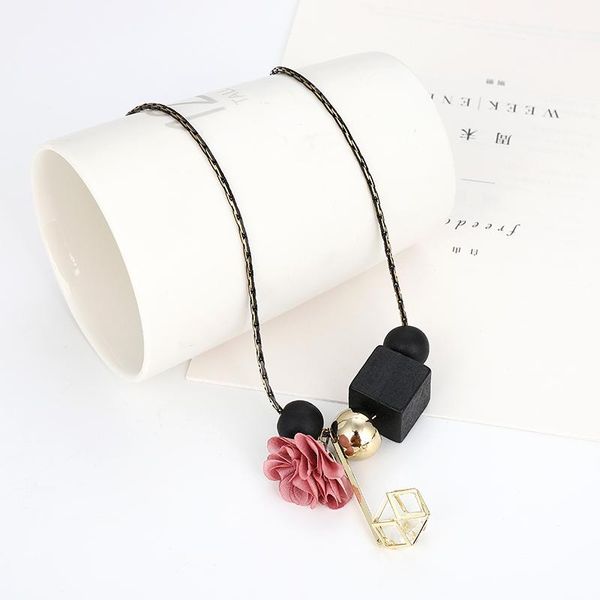 

g.ycx 2021 colour sweater chain long necklace ethnic boho tassel geometric metal pendant women girls jewelry gift chokers, Golden;silver