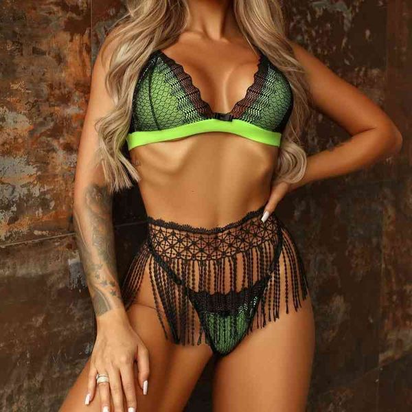 

bras sets cross mirror women's 2021 summer lace underwear set h0127, Red;black