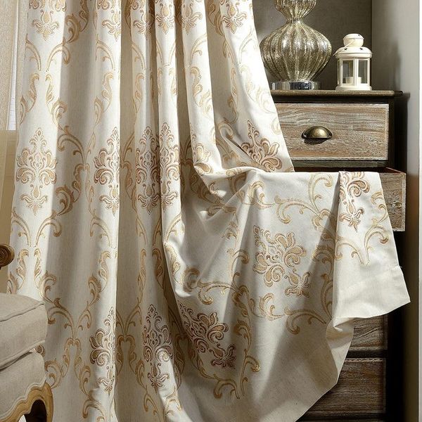 

curtain & drapes living room dining luxury curtains accord cotton royal embroidered window pastoral village shading balcony bay