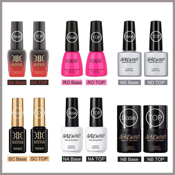 

french uv nail gel rubber base&combination 2 bottles plastic color art kits