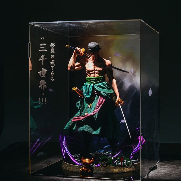 

the pirate king presents the statue of yamachi with gk 3000 world solon