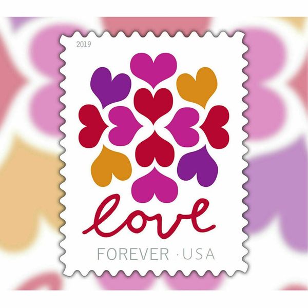 

100 usps hearts blossom love forever stamps 1 sheet 20 stamps each 01