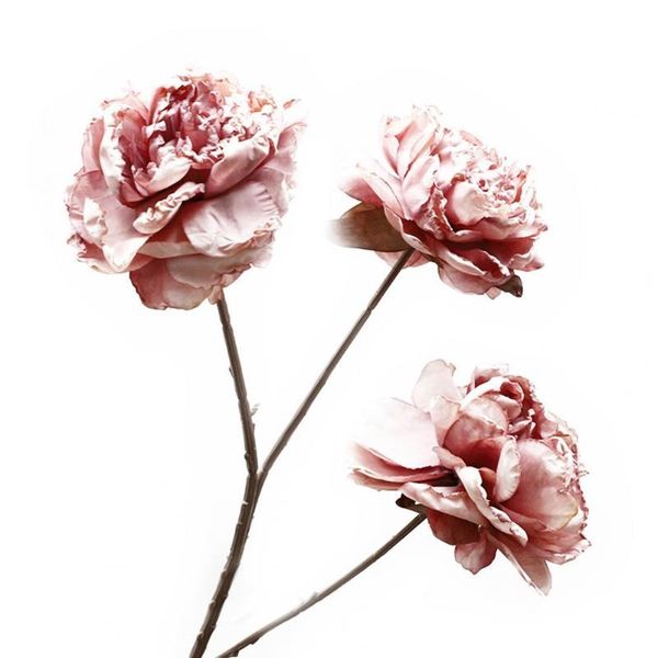 

artificial flower multi-use bright-colored faux silk decorative peony display for gifts flowers & wreaths