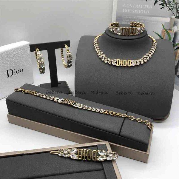 

75%off outlet necklace wheat ear horse eye letter clavicle chain brass bracelet earring hairpin, Black
