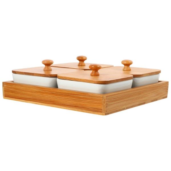 

set dry fruit plate creative candy container household box snack dish gift wrap