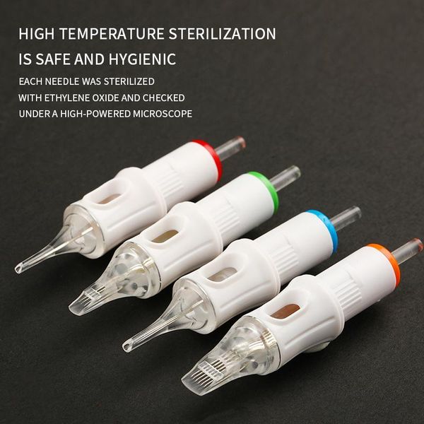 

tattoo needles cartridge needle 10pcs permanent makeup eyebrow private labeling available