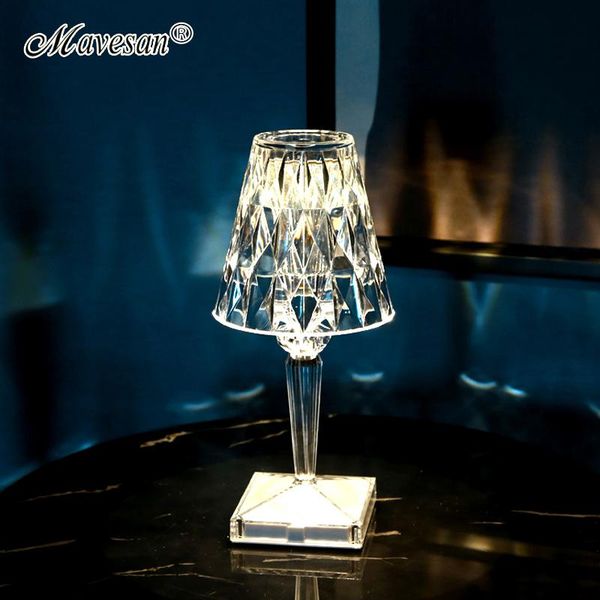 

table lamps modern crystal led lamp for coffee desk bedroom living room kid's study foyer villa indoor selling fixtures