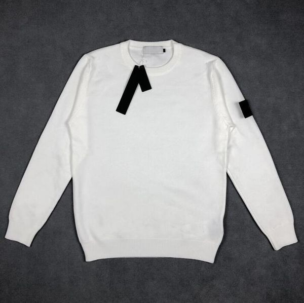 

men's hoodies & sweatshirtsdesigner mensweaters fashion long sleeve sweater simple solid o-neck casual knitted pullovers sportwear jump, Black