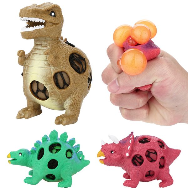 

fancy decompression toy color dinosaur vent ball children creative pinching grapes bursting bead