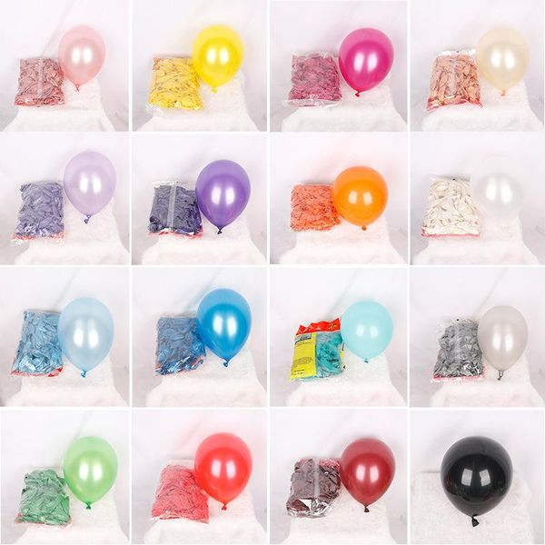 

party decoration 10pcs 10 inch pearlescent latex balloon holiday wedding room birthday atmosphere can be wholesale