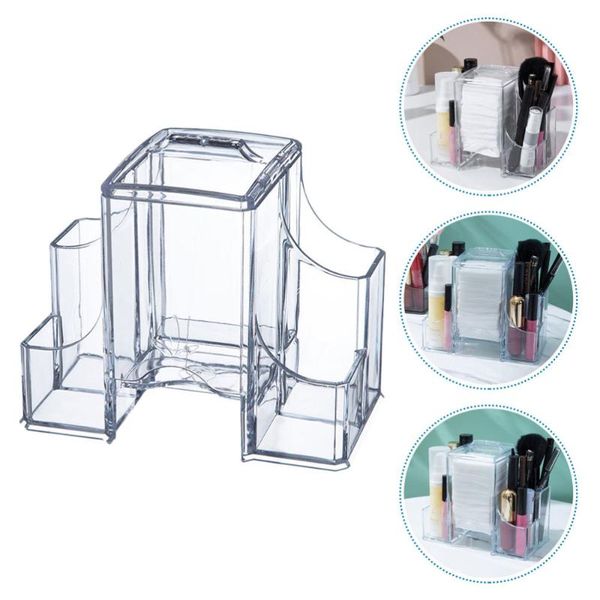 

1pc transparent storage box cosmetic lipstick container boxes & bins