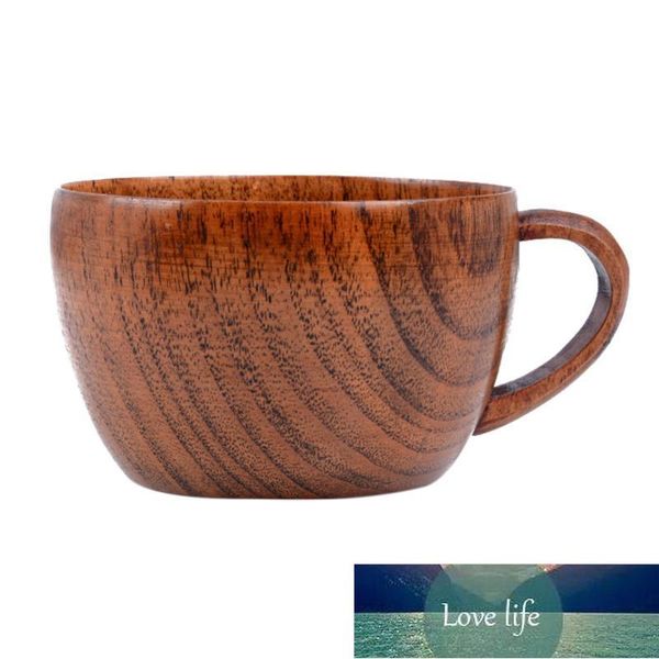 Tazze di legno naturali della barra della giuggiola da 260 ml / 8,8 once con impugnatura caffè tè latte viaggio vino birra per la casa