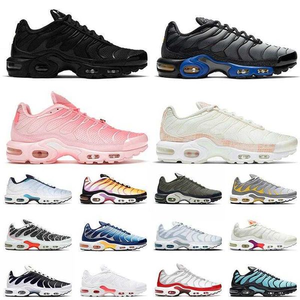 

2022 og tn plus running shoes mens triple black volt glow special pink snakeskin blue white university red womens tns sneakers fashion
