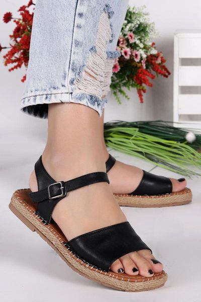 

sandals woggo pnt 439035 skin daily arched women slippers, Black