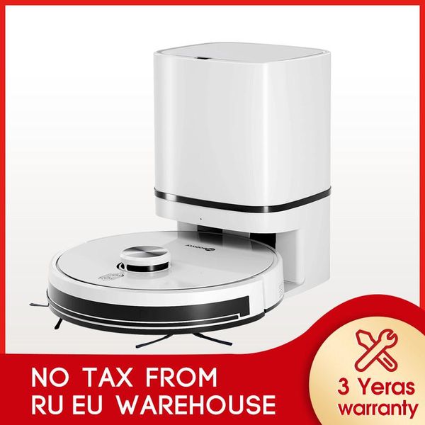 

vacuum cleaners neatsvor s600 robot cleaner laser navigation 4000pa automatic dust recovery sweeper wet washing carpet for home