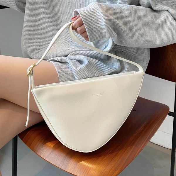 

evening bags triangle shoulder bag leather 2021 fashion cross body for women handbags designer sac a main