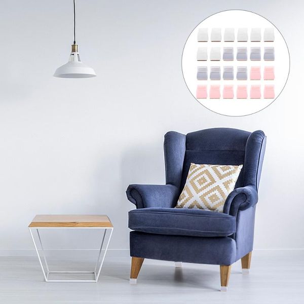 

24pcs useful table feet covers shockproof chair caps furniture foot pads