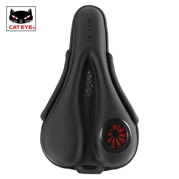 

cateye bicycle seat cover mtb road bike soft saddle comfortable thickened silicone cushion riding accessorie saddles