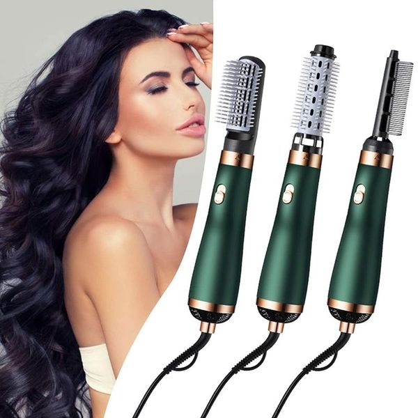 

electric hair brushes 5 in 1 dryer styling tools, straightener, curler volumizer salon air brush negative ion